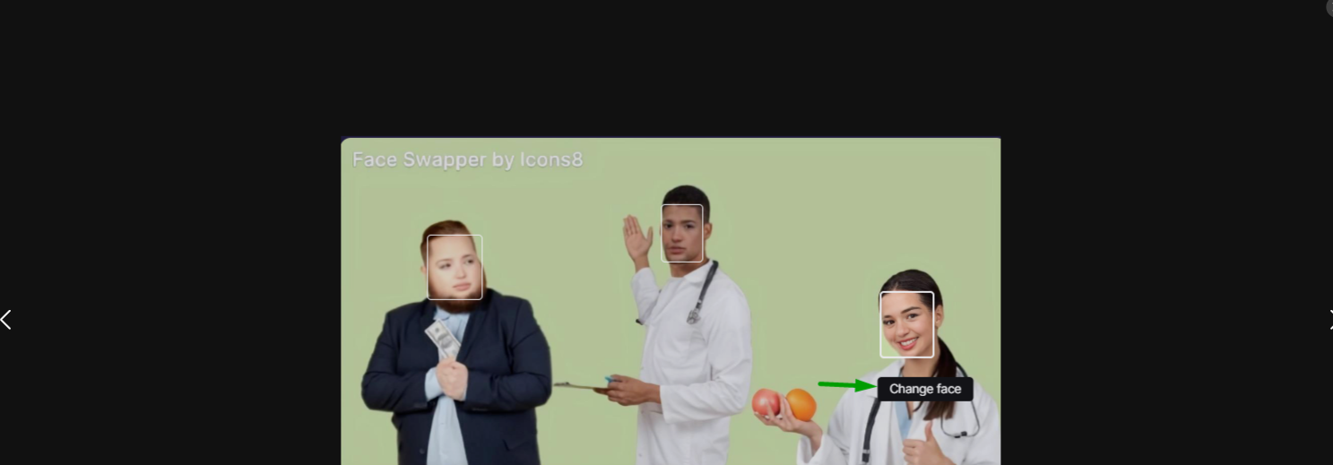 Face Swapper 免费AI在线换脸工具,支持照片一键换脸插图6 Face Swapper – 免费AI在线换脸工具,支持照片一键换脸