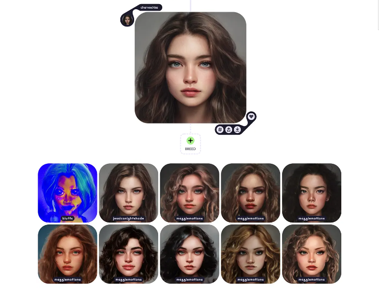 Artbreeder 一个非常有趣的在线图像合成工具插图6 Artbreeder – 一个非常有趣的在线图像合成工具