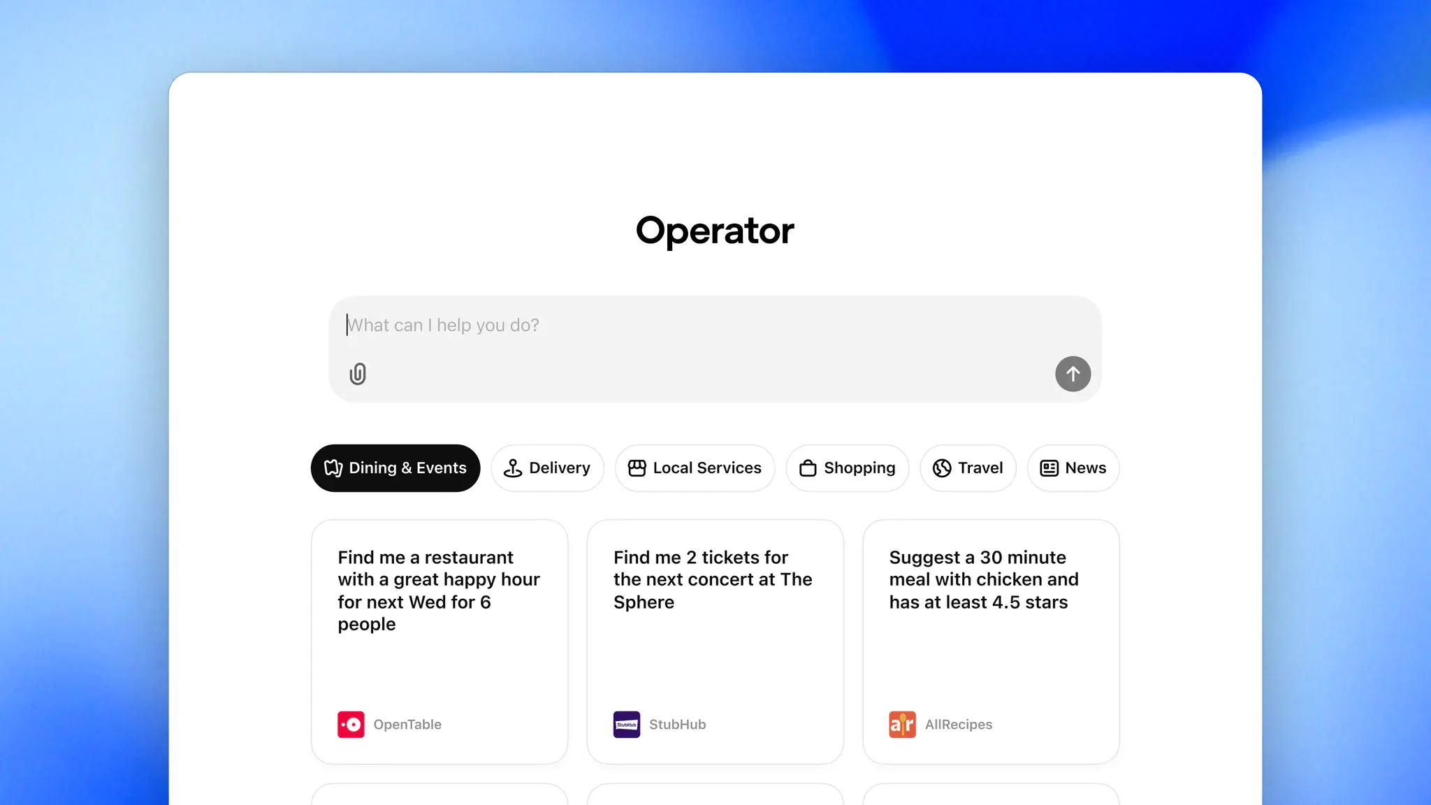 20250804145028605 Operator - OpenAI 推出的 AI 智能代理工具,操作浏览器,自动执行网页任务
