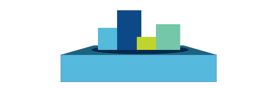 如何用PPT制作出领奖台效果表达？