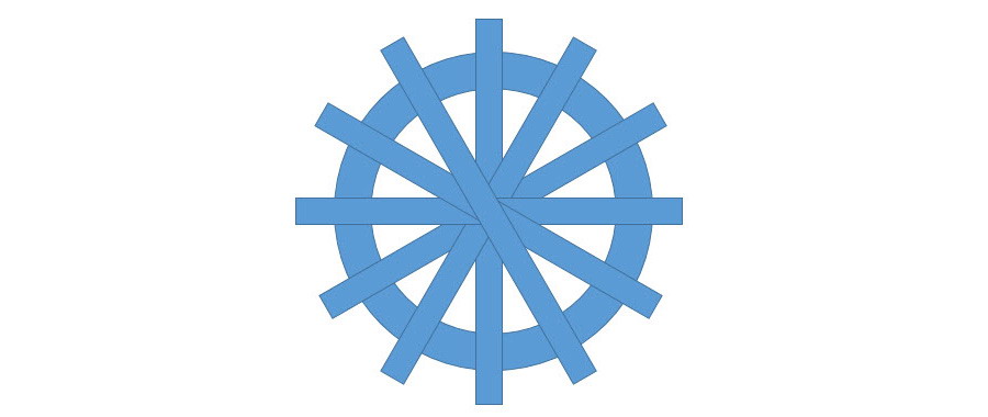 如何用PPT绘制设计一个分割型环形图？