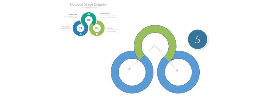 如何用PPT设计制作环形Point图？