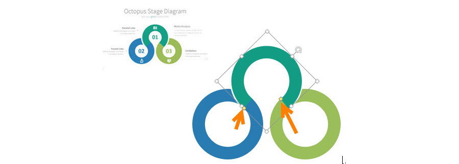 如何用PPT设计制作环形Point图？