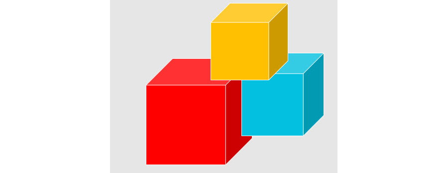 如何在PPT中快速绘制立体方块图形设计？