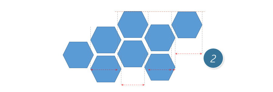 如何快速在PPT中设计蜂窝表达的图形设计？
