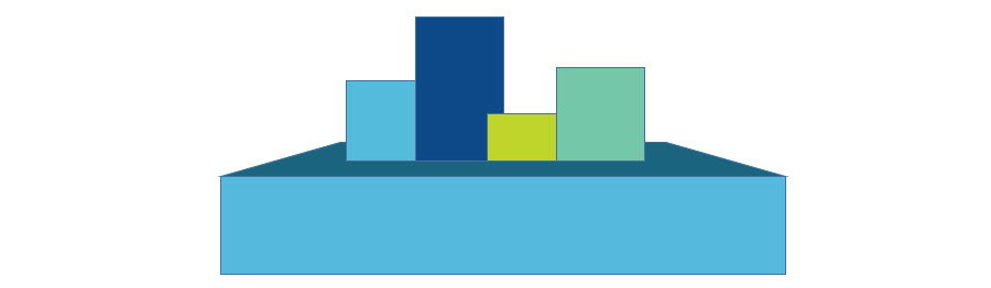 如何用PPT制作出领奖台效果表达？