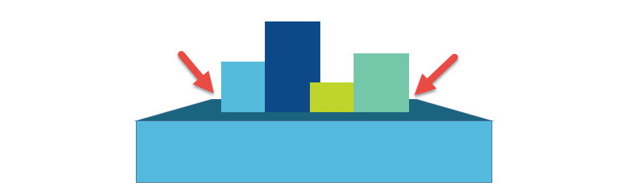 如何用PPT制作出领奖台效果表达？