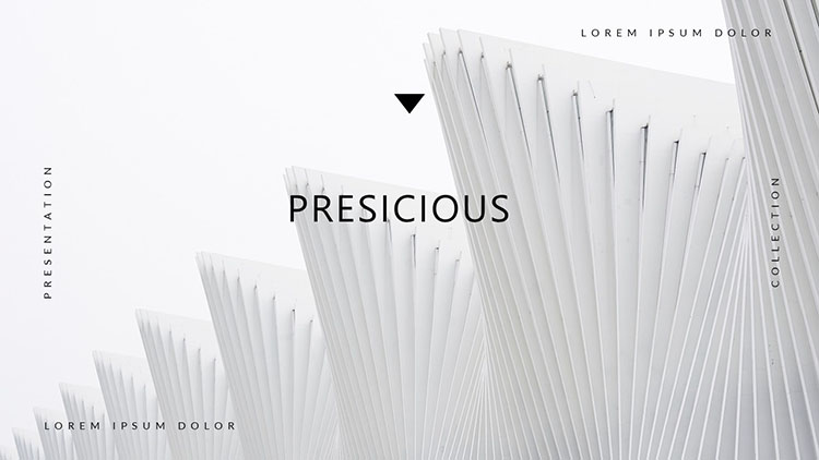 白色极简现代欧美风商务汇报PPT模板