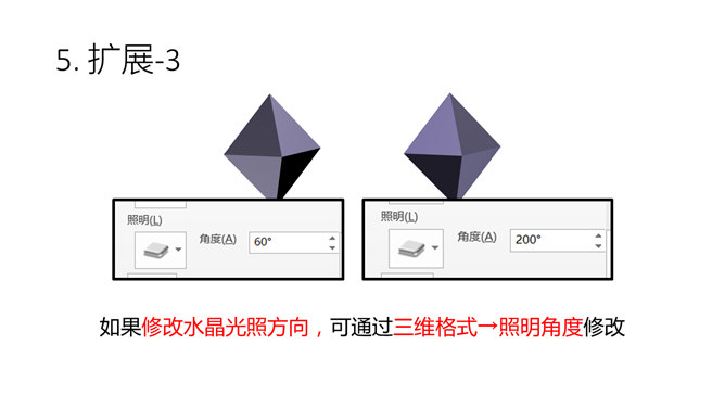 PPT绘制立体水晶教程