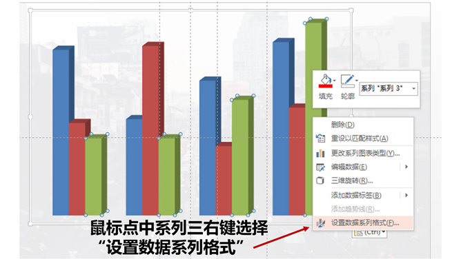 柱状图秒变锥形图PPT教程