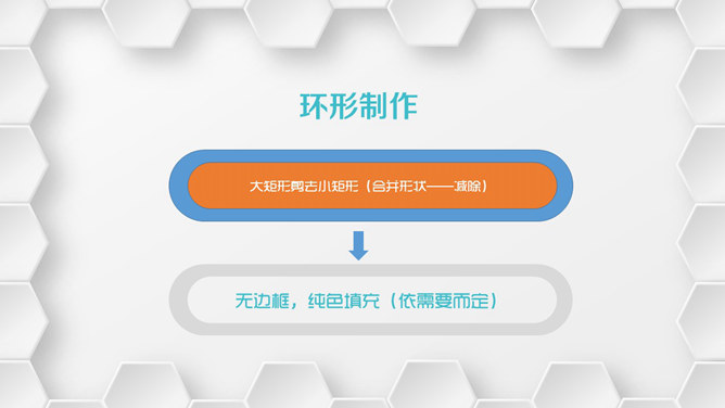 微立体环形制作PPT教程