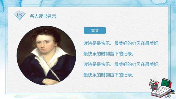 世界读书日主题班会PPT模板
