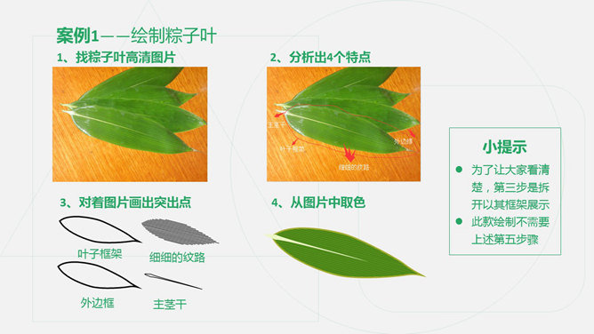 用PPT参照实物绘制矢量图形