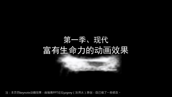 PPT动画效果举例说明点评