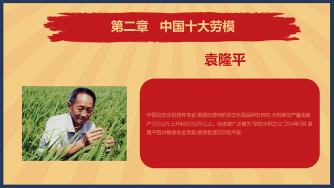 怀旧风劳动节PPT模板
