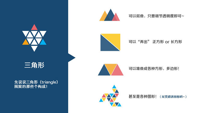 三角形杂志风PPT设计技巧