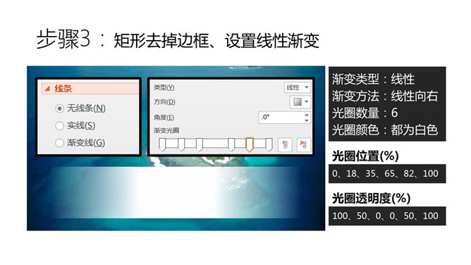 毛玻璃效果边缘过渡PPT教程