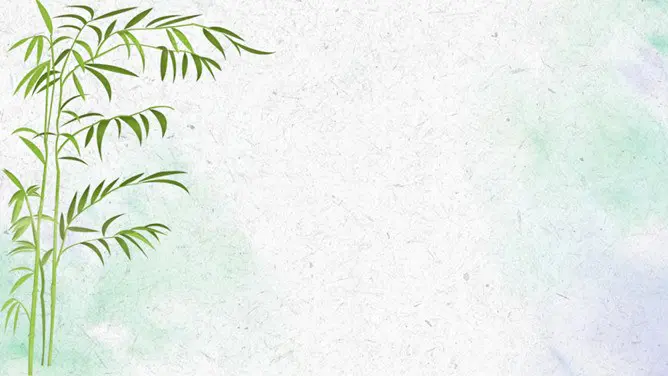 春天春暖花开背景主题PPT模板(古典版)