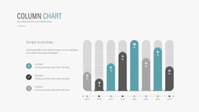 高清三维立体金字塔图形素材PPT模板