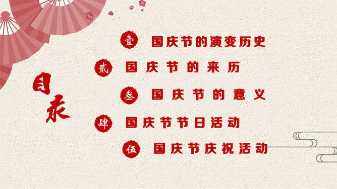 精美庆祝国庆节PPT模板下载-盛世华诞 举国同庆