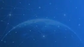抽象科技风背景图片主题PPT模板(大气版)