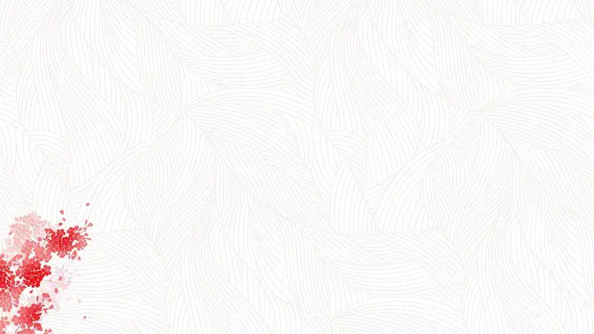 红树叶子纹理PPT背景图片-红叶纹理 秋意浓厚