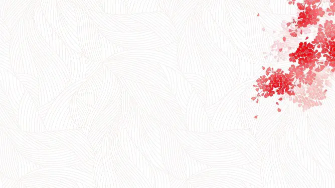 红树叶子纹理PPT背景图片-红叶纹理 秋意浓厚