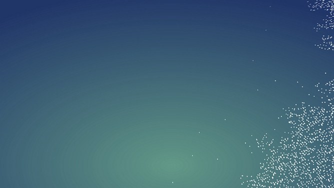 渐变点线地球背景图片知识介绍PPT模板（中国风）