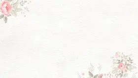 植物绿植背景图片主题PPT模板(国风版)