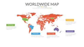 意大利地图素材主题PPT模板(喜庆版)