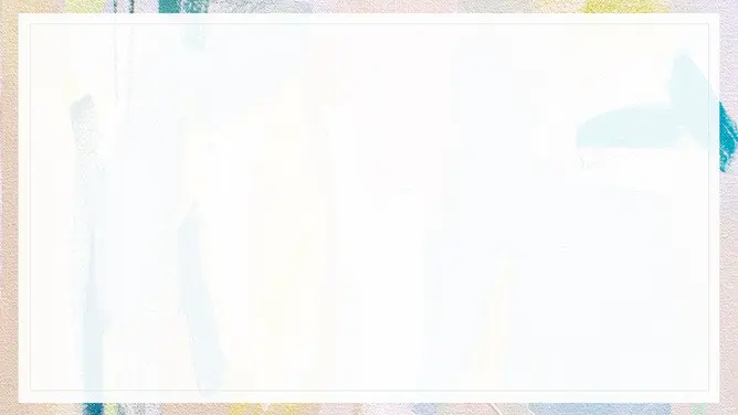 质感油画艺术PPT背景-油画质感 艺术气息