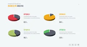 高清环形比例图图形PPT模板