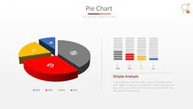 高清环形比例图图形PPT模板