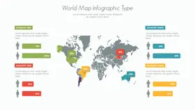墨西哥地图素材课件PPT模板