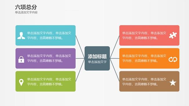 六项总分扩散聚合素材知识介绍PPT模板(精美)