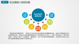 六项总分扩散聚合素材知识介绍PPT模板（精美）