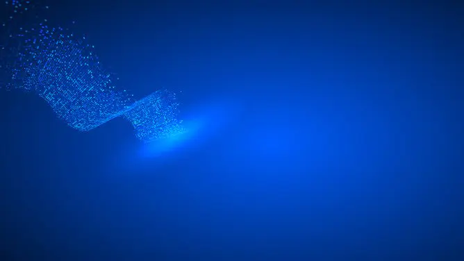 蓝色光线科技风PPT背景图片-蓝色光效 科技感拉满