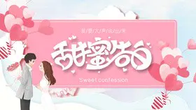 简约款情人节活动PPT模板