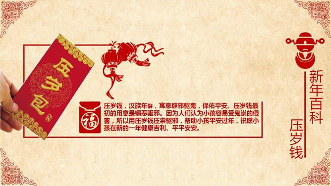 超精美喜庆新年春节PPT模板-辞旧迎新 恭贺新春