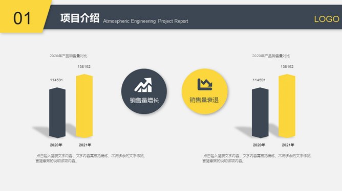 实用项目总结汇报模板(喜庆风格)