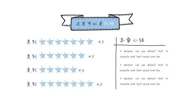 小清新创意灯泡手绘风节日介绍PPT模板(通用版)