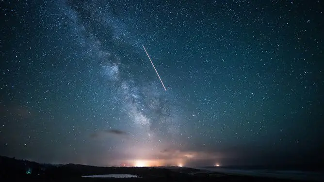 满天繁星夜空星空背景图片课件PPT模板