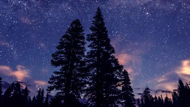 满天繁星夜空星空背景图片课件PPT模板