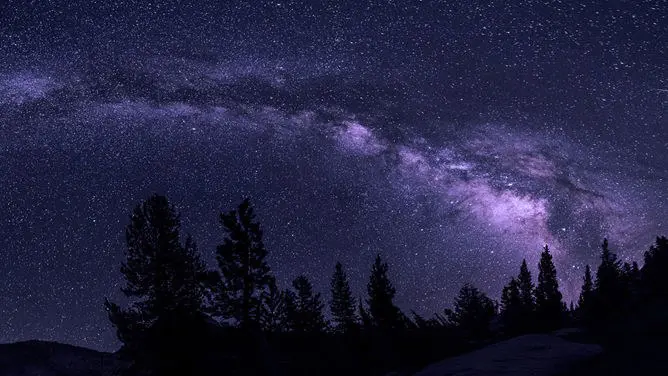 满天繁星夜空星空背景图片课件PPT模板