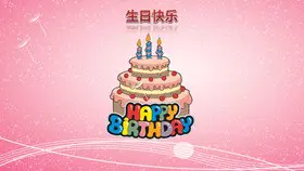 精美款生日活动PPT模板