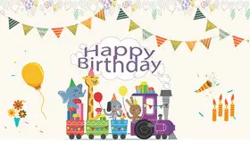 精美款生日活动PPT模板