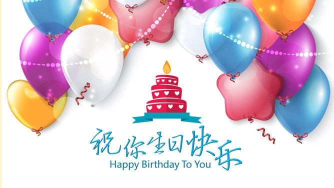 生日主题班会PPT课件模板