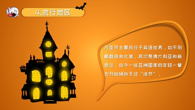 万圣节主题班会PPT课件模板