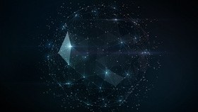 粒子点线科技风背景图片知识介绍PPT模板（精美）