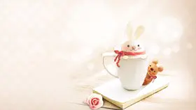 高清褶皱纸张纹理背景图片PPT模板